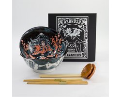Tokyo Design Studio - Asakusa Sumo Ramen Set - 2 Ramen Kommen - 1250 ml - Porselein - Geschenkset