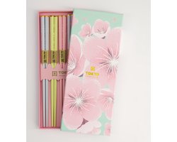 Tokyo Design Studio – Chopstick – Geschenkset/5 – Roze Sakura