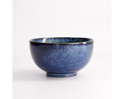Tokyo Design Studio - Cobalt Blue - Kom - Blauw/Wit - 500 ml - Ø13 x 7,2 cm