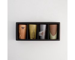 TOKYO DESIGN STUDIO - CUP GIFTSET 4PCS 5.3x8.3 CM 160 ML A