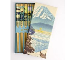 Tokyo Design Studio - Eetstokjes Geschenkset Fuji - 5 Paar - Japans Design