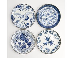 Tokyo Design Studio - Flora Japonica - Borden - 4-delig - 16x2cm - Porselein