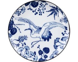 Tokyo Design Studio - Flora Japonica Plate 20.6x2.2cm Crane