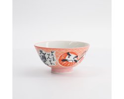 Tokyo Design Studio - Kawaii - Rijstkom - 11.3x5.8cm - 300ml - Daruma - Roze