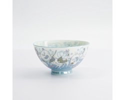 Tokyo Design Studio – Kawaii – Rijstkom – 11,4×6,2cm – 300ml – Blauw – Kat