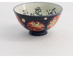 Tokyo Design Studio – Kawaii – Rijstkom – Daruma – Blauw – 11.5×6cm 300ml