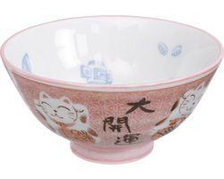 Tokyo Design Studio - Kawaii - Rijstkom - Gelukskat - 11,2X6cm - 250ml