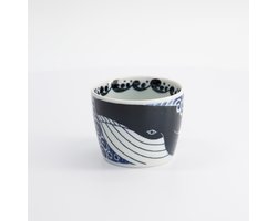 Tokyo Design Studio - Kawaii - Soba Beker - Walvis - 8.6x6.9cm 250ml