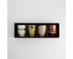 Tokyo Design Studio - Koffiekopjes Set - 200 ml - 4 stuks - Espresso Mok - Giftset