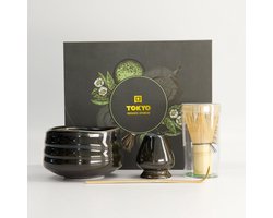 Tokyo Design Studio – Matcha Cadeau Set – Zwart – 4-delig – 11x8cm