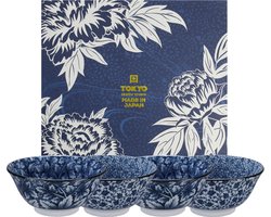 Tokyo Design Studio – Mixed Bowls – Giftset – 4 stuks – 550ml – 15 x 7 cm, 22574