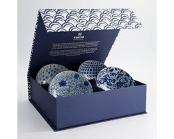 Tokyo Design Studio – Mixed Bowls – Kom – 4-delig Giftset – 13.2×7.2cm – 500ml