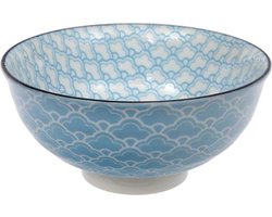 Tokyo Design Studio - Mixed Bowls Rice Bowl 11.3x5.2cm 250ml Light Blue Cloud
