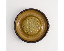 Tokyo Design Studio – Motoshige – Keukenrasp Bord – Kleine Aardewerk – Zwart – 12×6.5x11cm