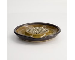 Tokyo Design Studio - Motoshige - Keukenrasp Bord - Middelgroot - Steengoed - Zwart - 15,5 x 8,5 x 14,5 cm
