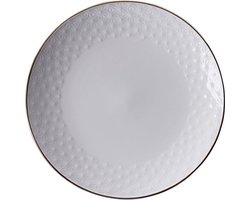 Tokyo Design Studio - Nippon White Gold Rim Plate 16.5cm Star