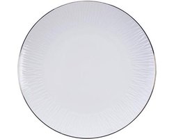 Tokyo Design Studio - Nippon White Gold Rim Plate 25.5cm Lines (5 ex)
