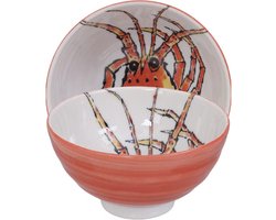 Tokyo Design Studio rode lobster kom 11,2x7,2 cm 250ml
