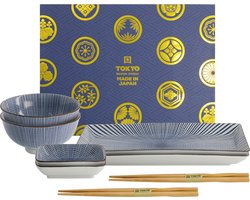 Tokyo Design Studio - Sendan Tokusa - Sushi Set - Sushi Servies - 8-delig - voor 2 personen