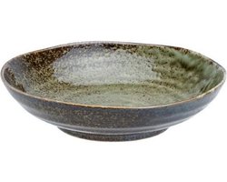 TOKYO DESIGN STUDIO - SHINRYOKU GREEN DEEP PLATE 21X5.2CMH