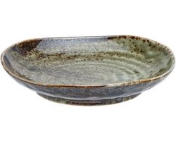 TOKYO DESIGN STUDIO - SHINRYOKU GREEN TRIANGLE PLATE 16.5CM YW-5012