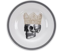 Tokyo Design Studio - Skull Design Crown Plate - Ontbijtbord - 21x2cm