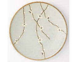 Tokyo Design Studio Soshun bord - 25.5cm - Kersenbloesemprint