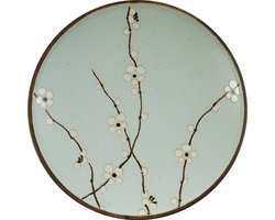Tokyo Design Studio - Soshun Ontbijt Bord - 22.5x3cm Kersenbloesemprint