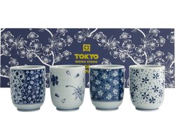 Tokyo Design Studio Theekopjes Cadeau Set 4pcs 6.5×7.5 160ml