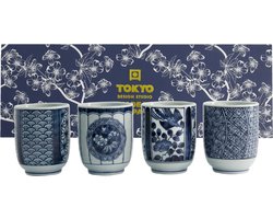 Tokyo Design Studio Theekopjes Cadeau Set 4pcs 8×7.9cm 160ml