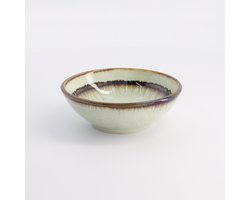 Tokyo Design Studio – Wasabi - Rijst Kom - Noodle Kom – Ramen Kom - Beige - 13x4.5cm - 250ml