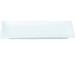 TOKYO DESIGN STUDIO - WHITE SERIES PLATE 26X11CM WHITE