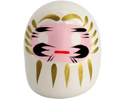 Tokyo Design Studio - Witte Daruma - Gelukspoppetje - 6cm