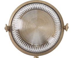 Tollo Nautische Muurlamp Messing Ø 17,5cm
