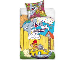 Tom & Jerry Dekbedovertrek Happy - 140 x 200 cm