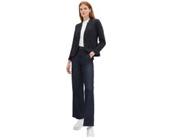 Tom Tailor 1038703 Ottoman Structure Blazer Blauw 2XL Vrouw