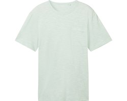 TOM TAILOR basic t-shirt with pocket Heren T-shirt - Maat XL