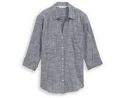 Tom Tailor - Blouse met borstzakken - Maat 40 - midnight navy blue