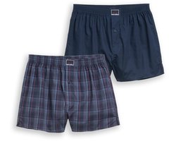Tom Tailor Boxershorts met ruitjesmotief in een 2-pack Männer in een dubbele verpakking