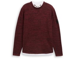 Tom Tailor Denim Gebreide trui in 2-in-1-look