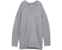 Tom Tailor Denim Gebreide trui in lange stijl met V-hals