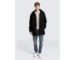 Tom Tailor Denim - Relaxed fit ultralichte functionele jas van waterafstotend materiaal - Maat XL - Black