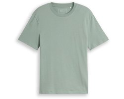 Tom Tailor Denim - T-shirt van katoenen badstof - Maat XL - green mist