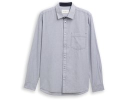 Tom Tailor Fitted overhemd van katoen