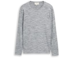 Tom Tailor - Gebreide trui in gemêleerde look - Maat XL - navy blue multicolor space dye