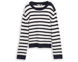Tom Tailor Gebreide trui met streepjesmotief