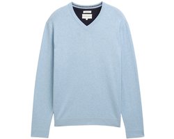 Tom Tailor Gebreide trui met V-hals van katoen