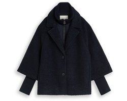 Tom Tailor - Gezellige capejas in 2-in-1-look - Maat XL - sky captain blue
