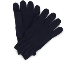 Tom Tailor - Handschoenen met kasjmier - Maat S/M - Knitted Navy Melange