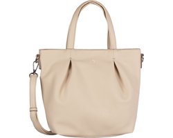TOM TAILOR Handtas Laurie Zip Shopper Beige
